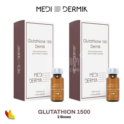 Glutathione 1500 Dermik Lyophilized By Medidermik - Mesotherapy Store Glutathione 1500 Dermik Lyophilized By Medidermik - Mesotherapy Store