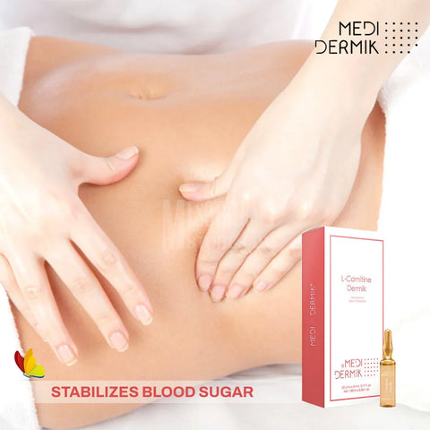 mesoterapia de l carnitina 💉 Mesoterapia con L-Carnitina La L-Carnitina ayuda a movilizar la grasa  acumulada para que el cuerpo la use como energía. Ideal para abdomen,  cintura y espalda baja. ✨ Beneficios: • Ayuda a main image 0