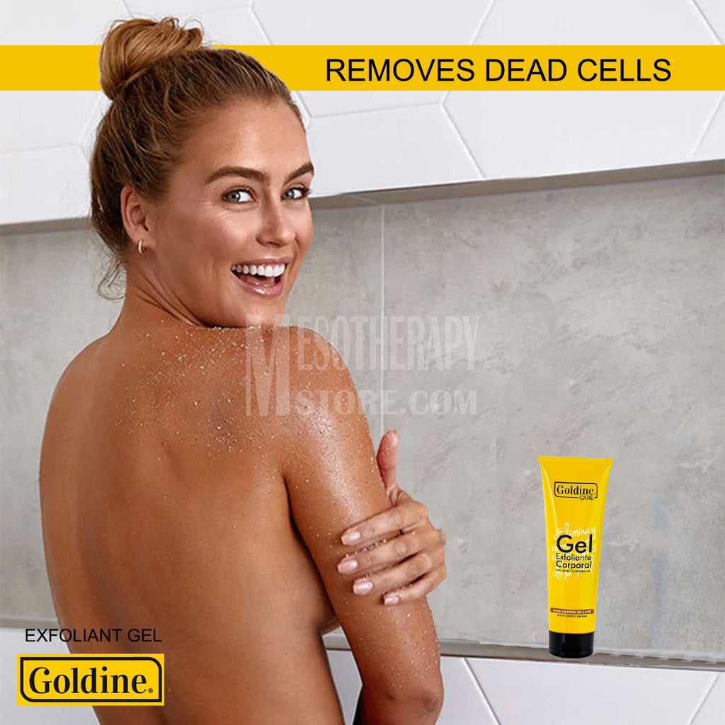 Body Scrub Gel 240gm By Goldine Exfoliate Mesotherapy Store