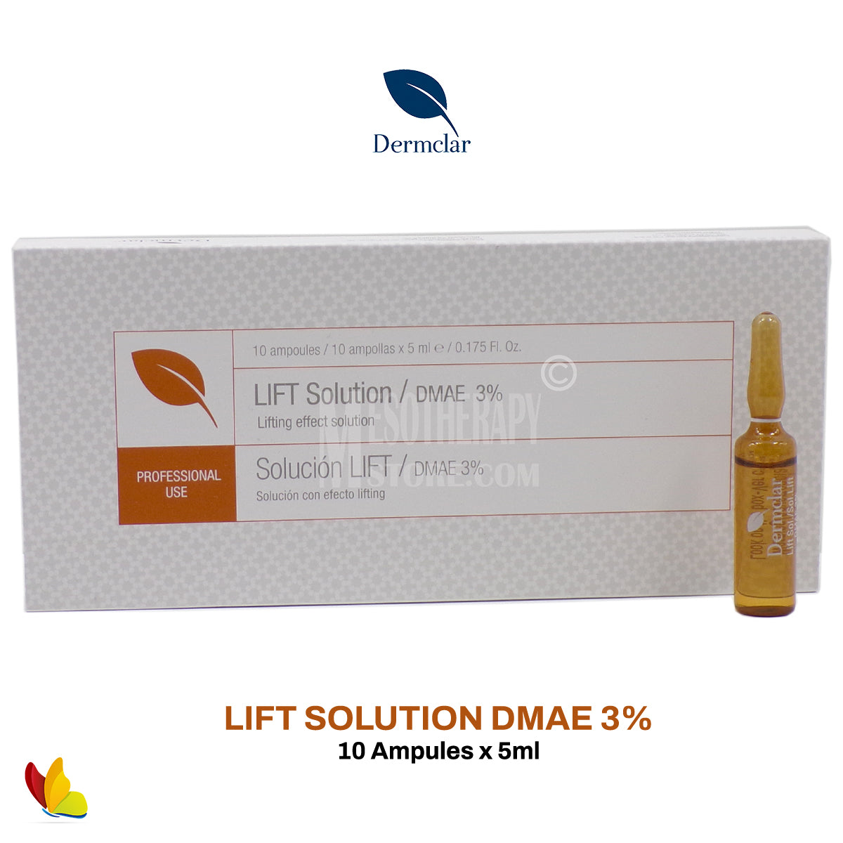 DMAE Lift Solution 3 (50ml) By Dermclar Mesotherapy Mesoterapia