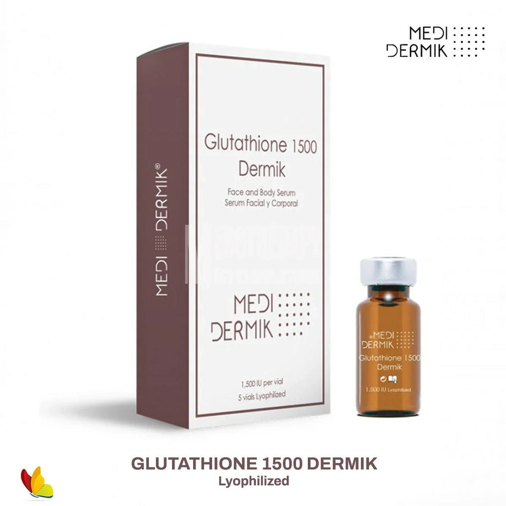 Glutathione 1500 Dermik Lyophilized By Medidermik - Mesotherapy Store Glutathione 1500 Dermik Lyophilized By Medidermik - Mesotherapy Store